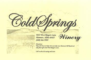 Cold Springs Winery