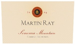 Martin Ray Reserve Sonoma Mountain Cabernet Sauvignon